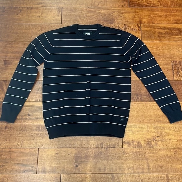QuickSilver Mens Striped Sweater Size M - Picture 2 of 8